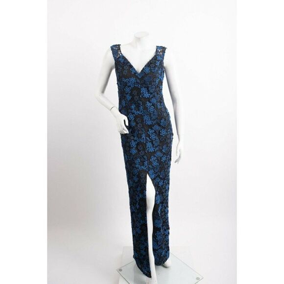 Aidan Mattox Womens Lace Maxi Dress Cocktail Party - Picture 1 of 6